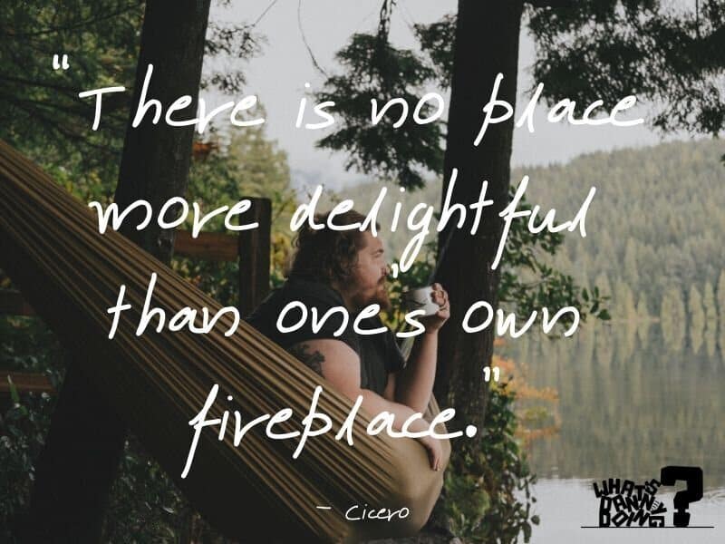 Home is where the heart is! This I miss home quote from Cicero speaks to the reason travel can be so tough.