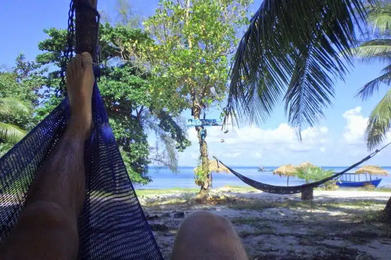 Why do people like to travel? Lazing in hammocks on a tropical beaches is one compelling reason I can think of! It’s definitely one reason I enjoy travel.