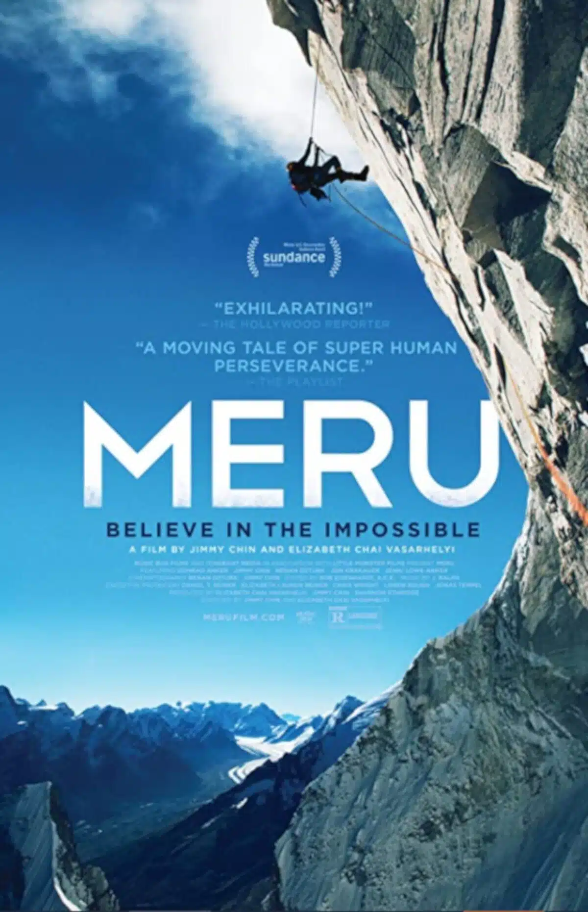 Looking for an exhilarating, eye-opening rock climbing documentary? Meru will be perfect.
