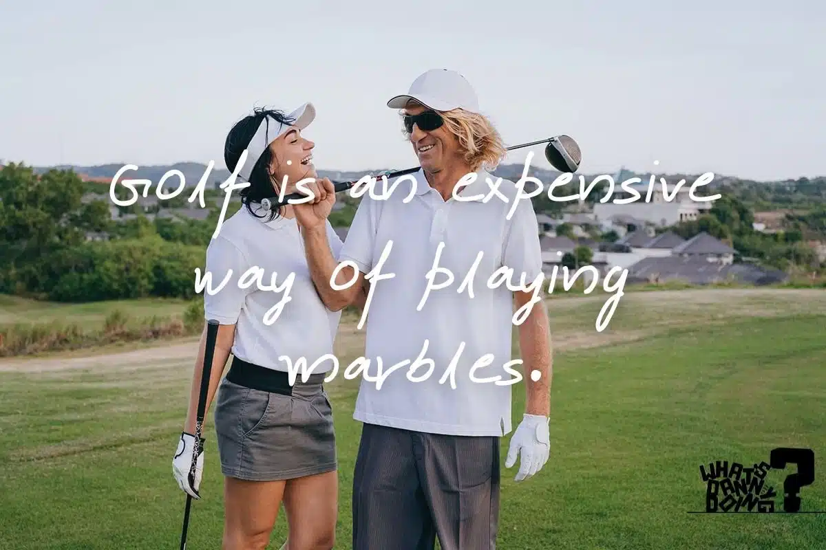Funny golf one-liners