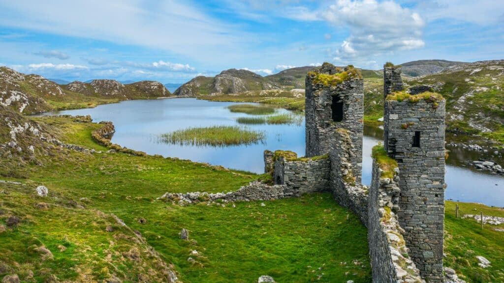 Dunlough Castle in Ireland