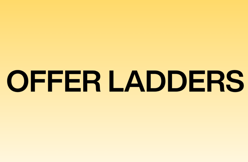 More Clients, More Money, Less Work: An Introduction to Offer Ladders