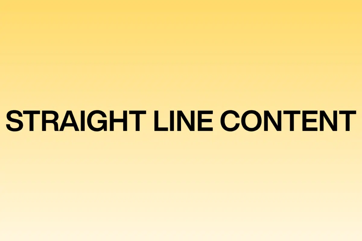 This Simple Content Framework Draws the Straightest Possible Line to Results